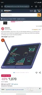 Portronics LCD writing pad
