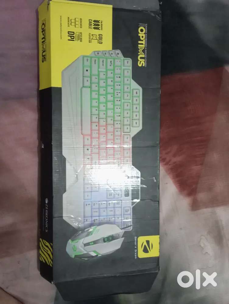 Zebronics gaming keyboard mouse