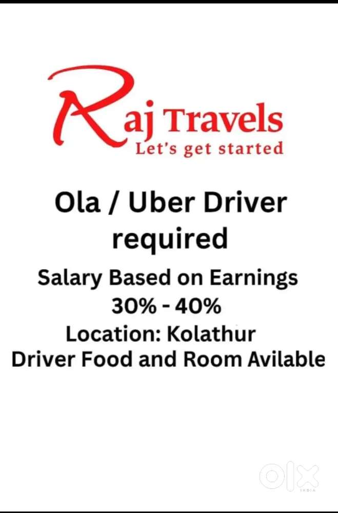 Need Driver For ola Uber Rapido Room Food Available