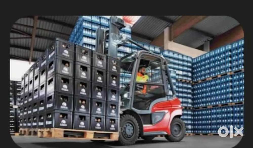 Forklift operating job