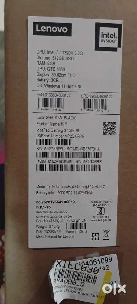 Lenova ideal pad gaming 3