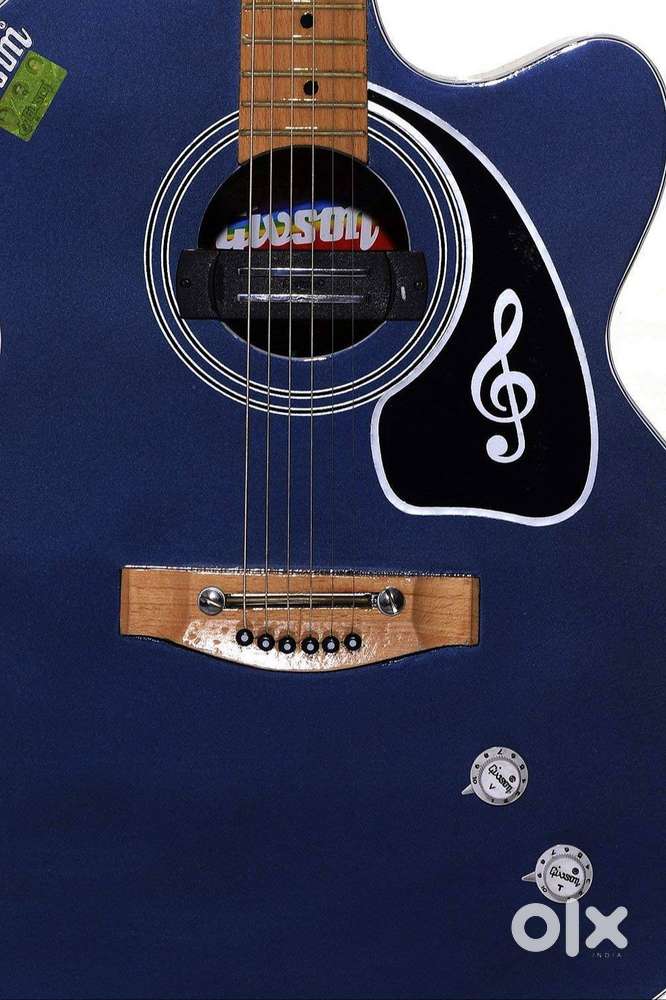 Givson Venus Super Special BLUE Semi-acoustic Guitar Rosewood (Blue)