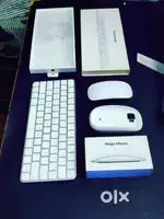 Apple Magic Keyboard & Mouse + Cover & Ergonomic Case – Excellent Cond