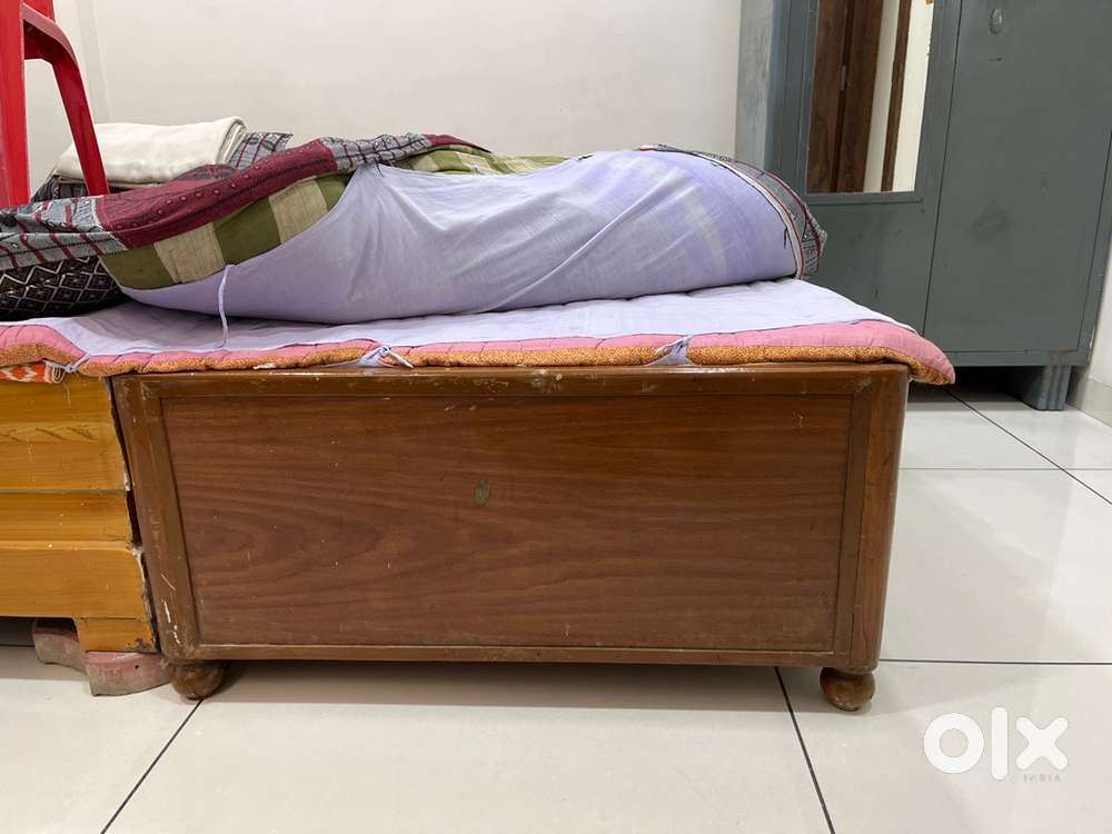Wooden bed
