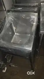 stainless steel single sink with excellent condition.