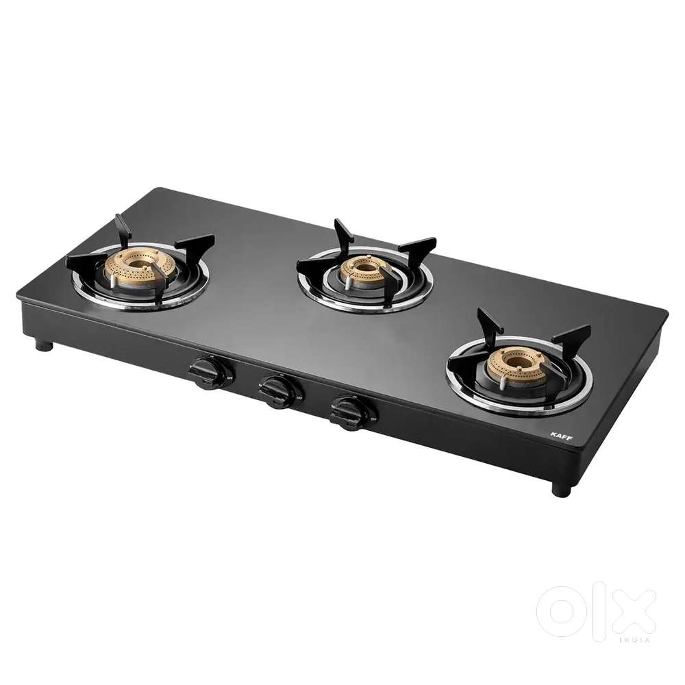 GAS 3 Burner (Surya with Glass Cover)