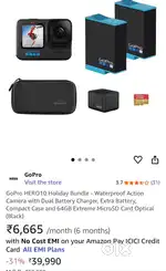 Go pro 10 Combo with Media mod for moto vlogging