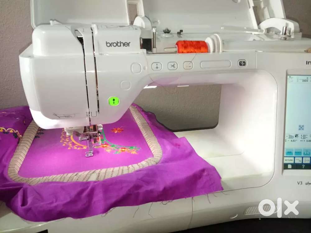 Computer embroidery work mechine