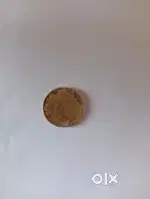 Old rare 20 paisa withdraw Lotus and sun in it
