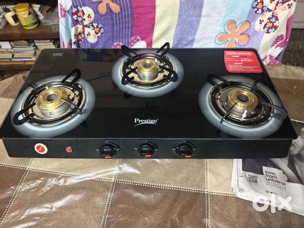 Prestige Royale Plus 3-burner gas stove