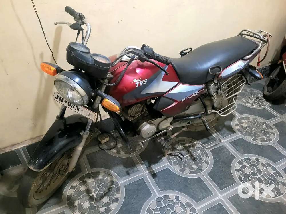 Selling my tvs star deluxe bike in running condition