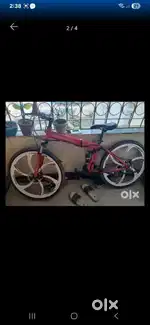 Urgent Sell Foldable bicycle rearly use.