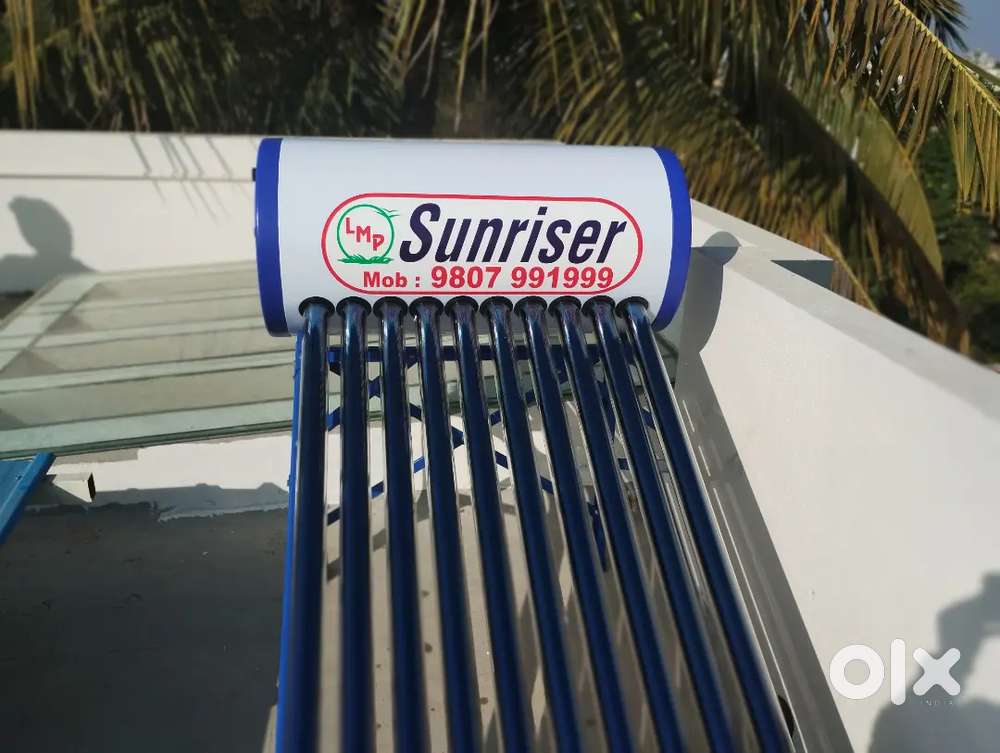 Sunriser solar water heater