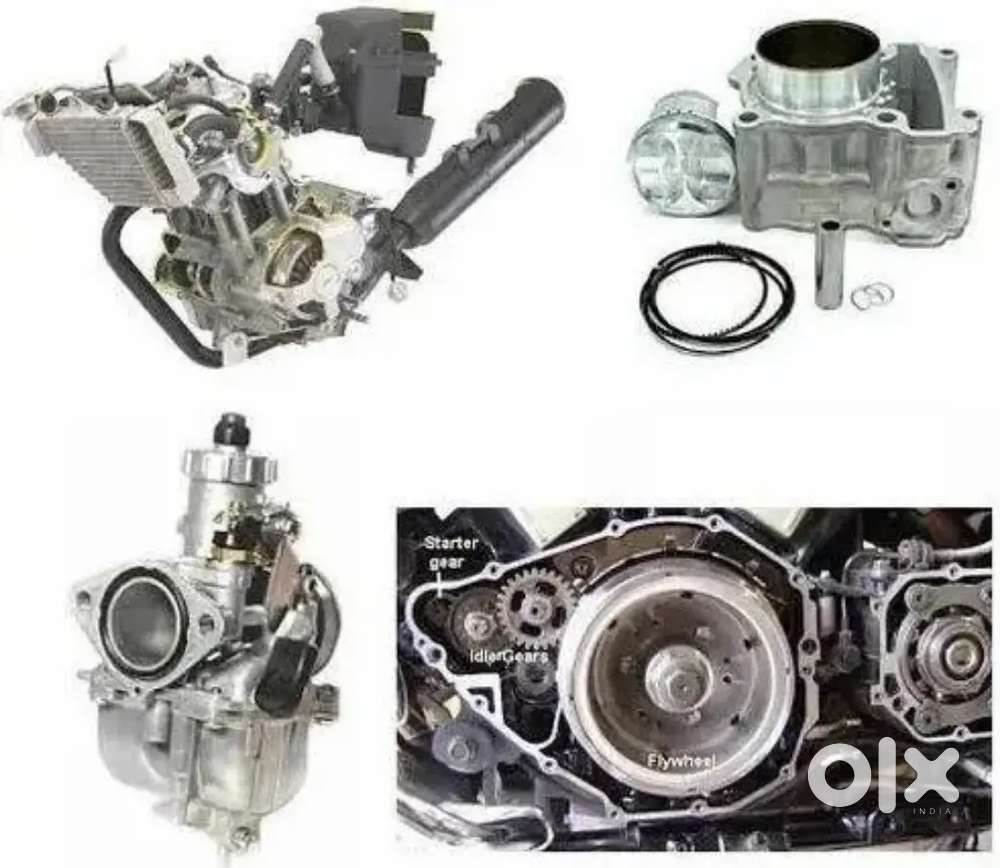 Bike ke full & half engine bnaye jate