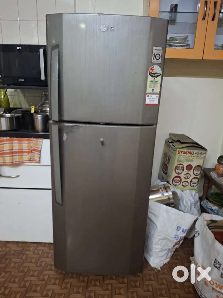 LG Fridge with 2 doors.