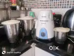 USHA Colt Mixer Grinder –500 Watt, 3 Jars Used,Good Condition for sale