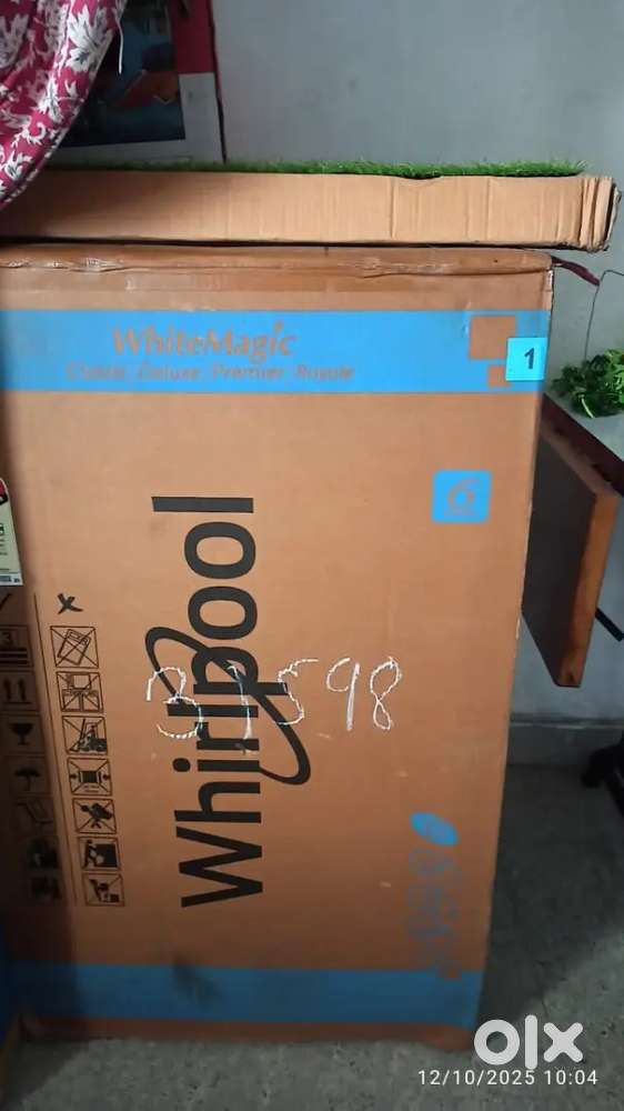 Urgent sell  new seal pack Whirlpool fridge+ whirlpool washing machine