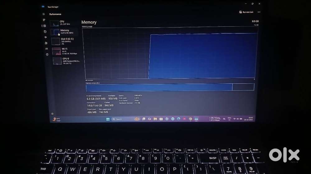 HP 15s AMD Ryzen 3 Quad Core 5300U - (8GB/512 GB SSD/Windows 11 Home)