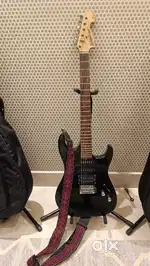 Electric Guitar with Planet Wave Strap & New Strings