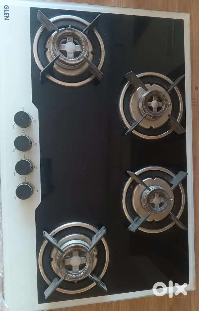Glen 4 Burner Glass Hob – Good Working Condition