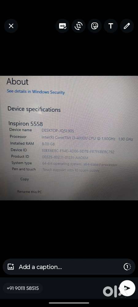 Computer with table
