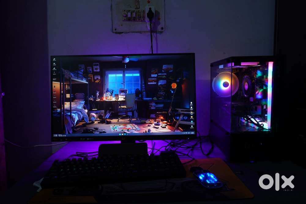 i5 14400F + RTX 4060 Gaming PC  27” 2K monitor, Windows 11 pro