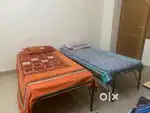 2 Folding Beds with 1 mattress, 2 set of Study Table and Chair