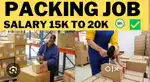 Blinkit packing job