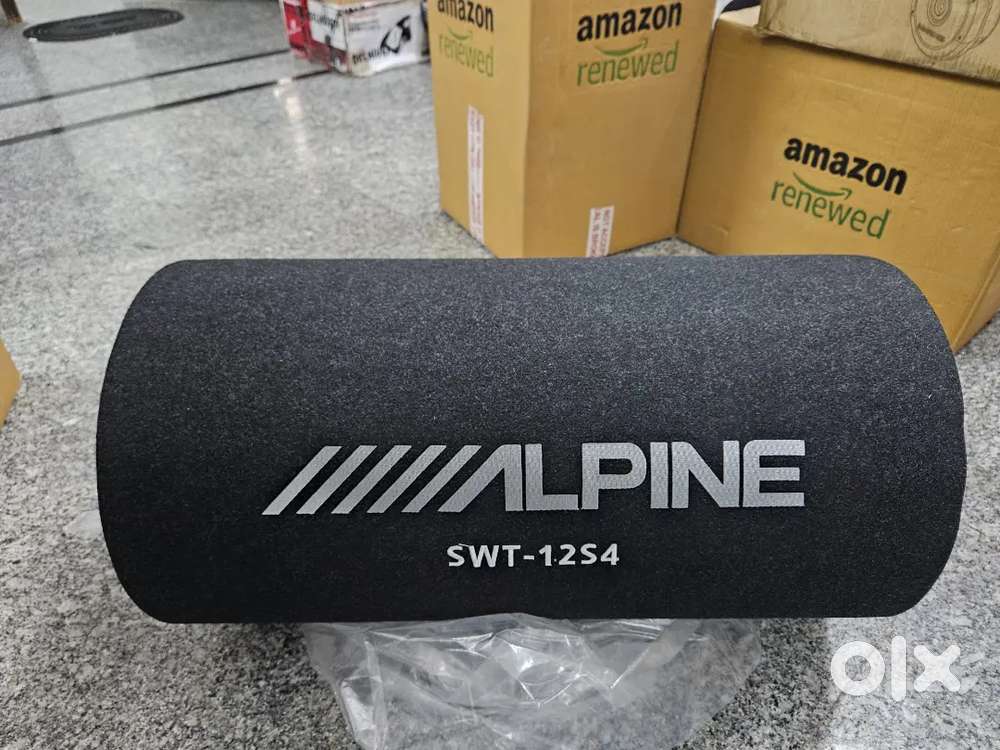 Alpine 12 inch basstube || Amazon Open Box Material