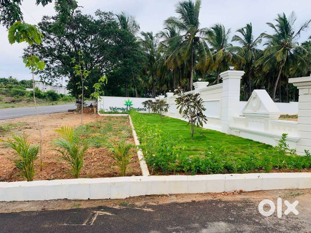 DTCP PLOT FOR SALE ANNUR TO METTUPALAYAM ON ROAD SITE PER CENT 6.75L