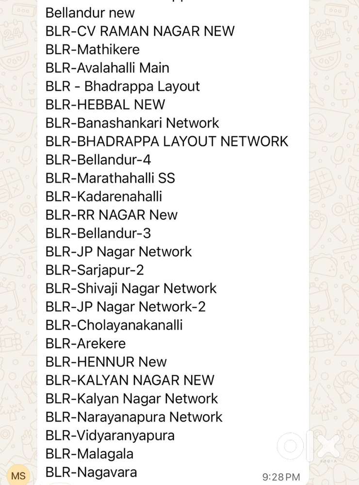 Jobs in Bangalore Zepto store