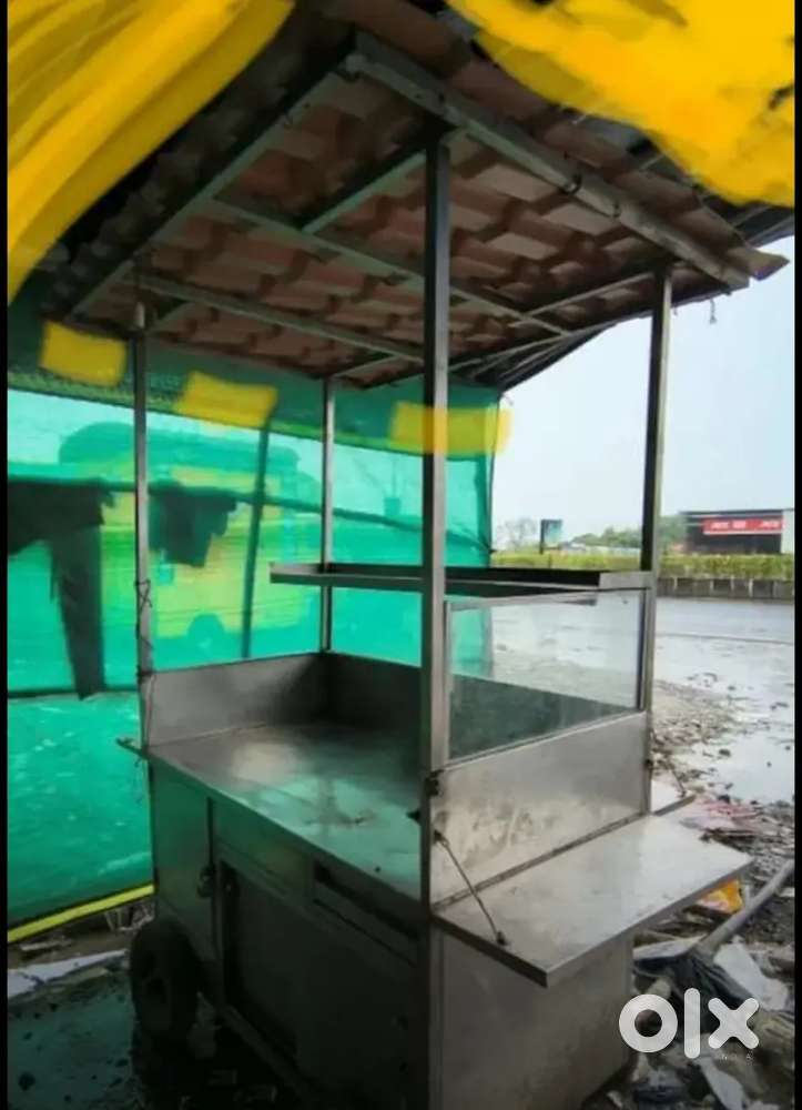 Steel food cart