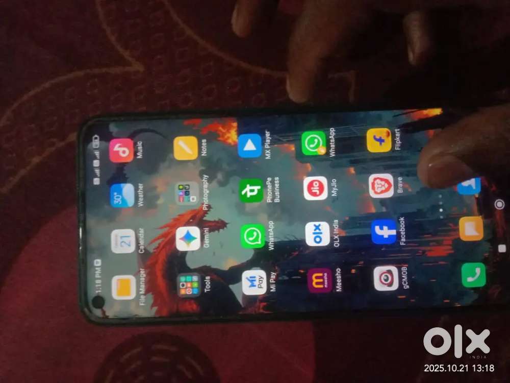 Redmi note 9 6gb ram 128gb