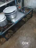 Dosa batti fish tava,grinder,2 burner stove
