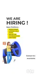 Front office & receptionist