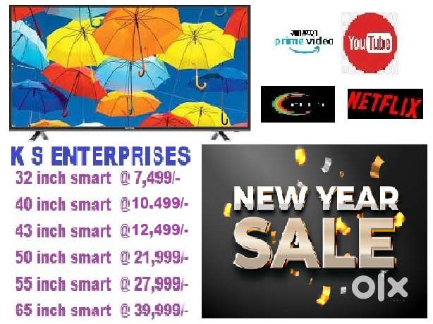 WINTER OFFER 43 INCHES  SMART, 4K UHD LED TV IN 12,499 ONLY.