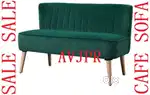 New two seater cafe sofa restaurant sofa office sofa