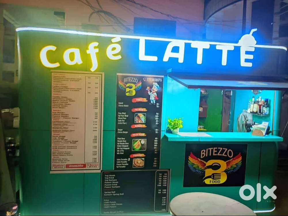 Fully Equipped Café Food Truck For Sale  Coffee Machine  Pizza Oven