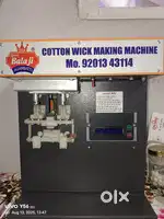 Cotton wick macking machine