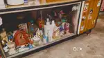 Regular Cloth Hanger cum vanity storage with side storage box
