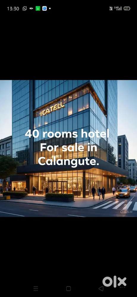 40 rooms hotel for sale in Calangute