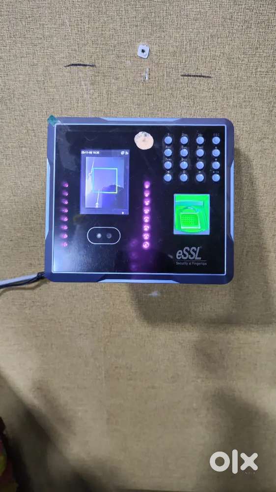 Finger print log entry mechine