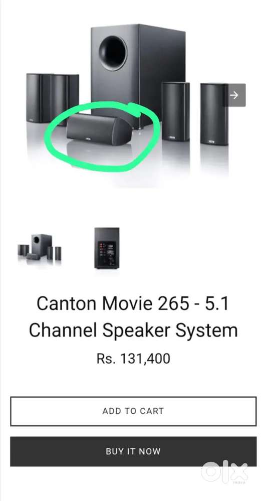 Canton 1 speaker box