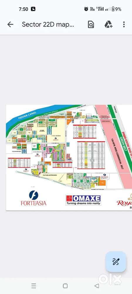 101gj plot for sale 50 foot road