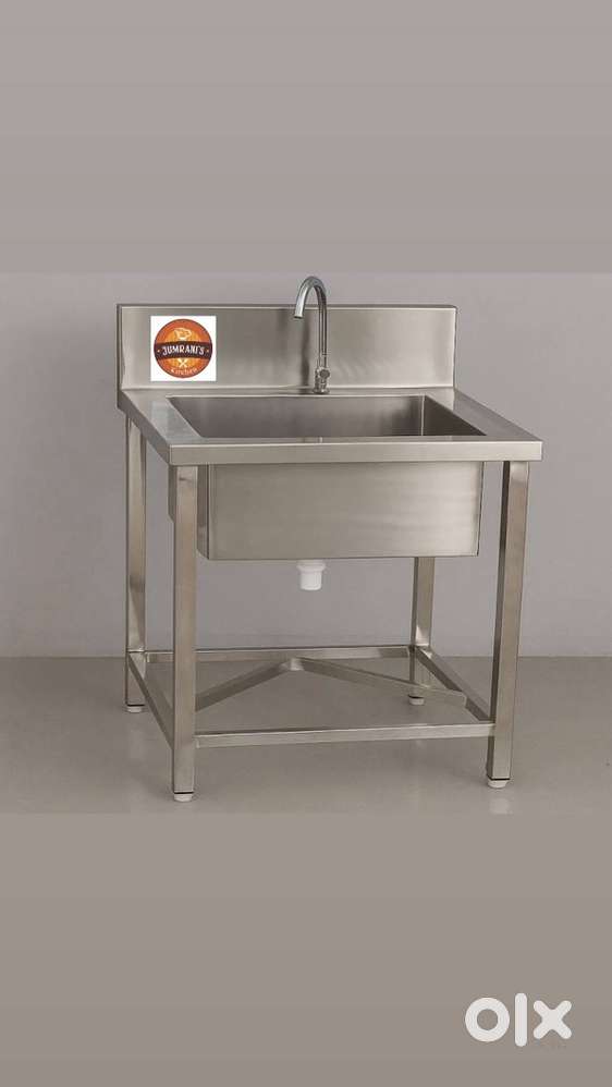 Commercial Portable Sink for Hotel + Standing Chinese Bhatti 3 Burner