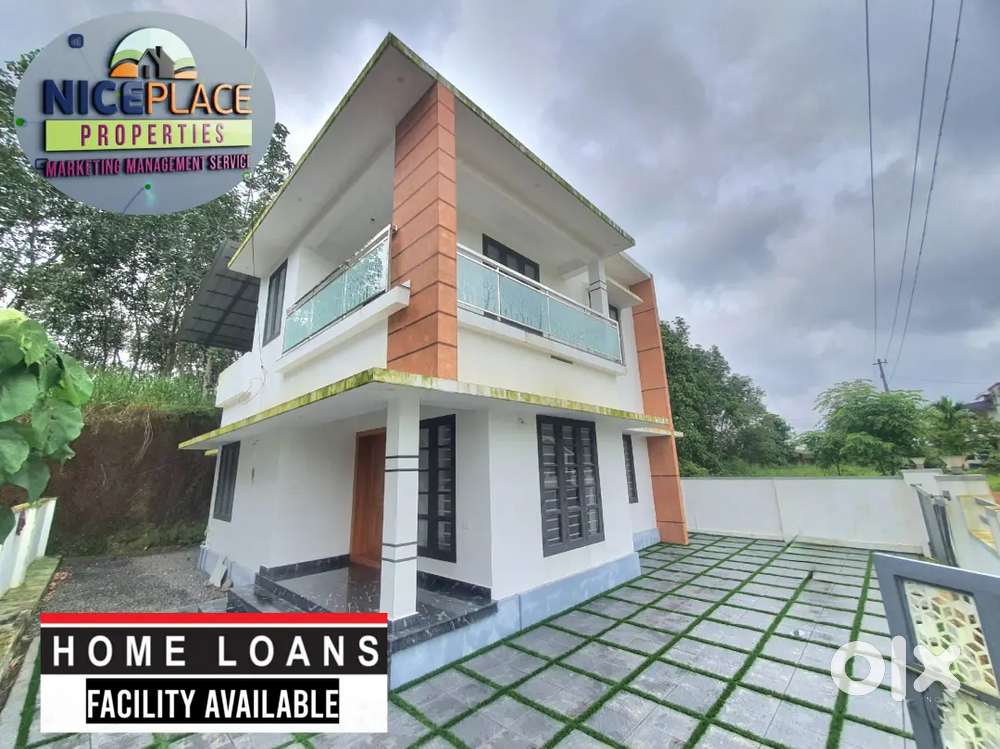 4.5 Cent's land 1200 sqft 3 bhk brand new house for sale ₹ 50 lakhs