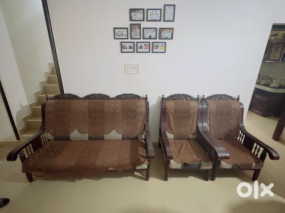 Sofa and dining table( both for 15k)