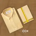 Premium Pure Silk Shirt & Dhoti Set – Traditional & Elegant Look