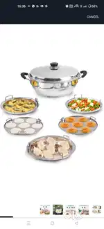 Induction and Gas Dhokla idli maker