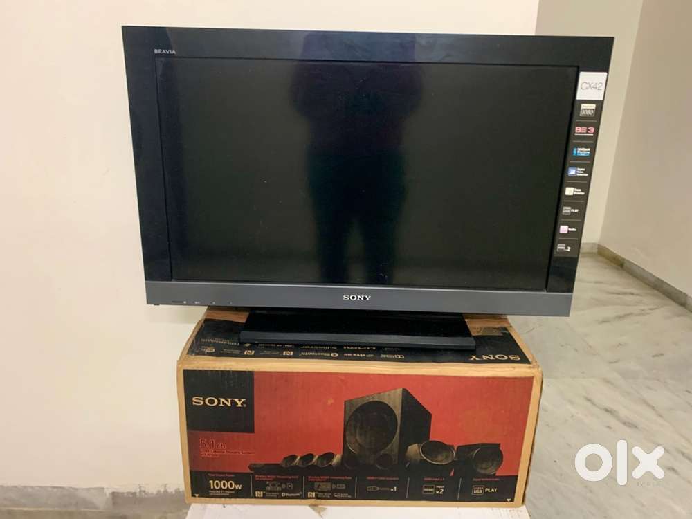 Sony 32” LCD Full HD TV with 5.1 ch 1000w home theatra